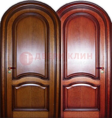 Входная арочная дверь МДФ внутри ДА-5 для сельского дома в Мурманске