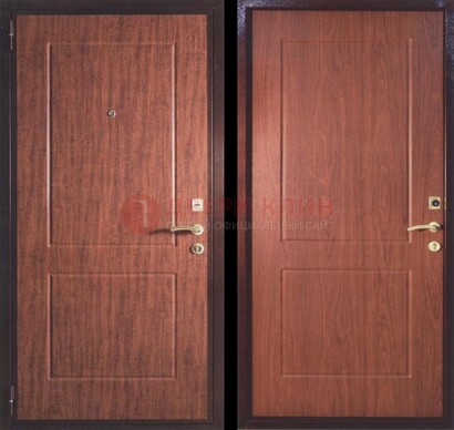Фрезированная металлическая дверь с МДФ ДМ-182 в Туле