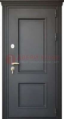 Чёрная дверь с МДФ ДМ-520 в Ногинске