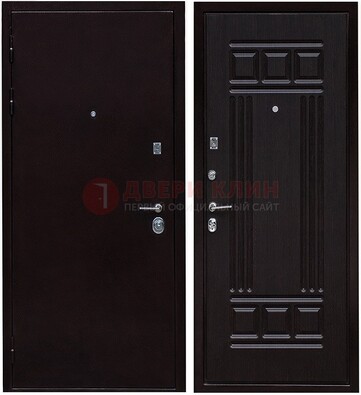 Темная стальная дверь с порошковым напылением ДП-140 В Ижевске