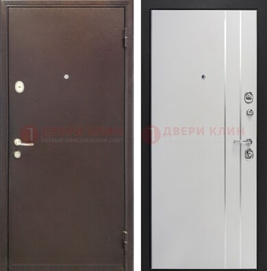 Входная дверь с порошковым покрытием с МДФ с молдингами ДП-232 В Ижевске