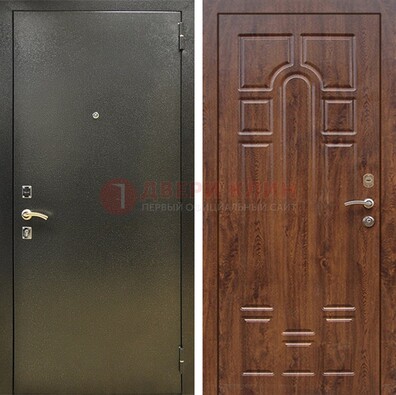Металлическая дверь Темное серебро с порошковым покрытием и МДФ ДП-271 В Ижевске