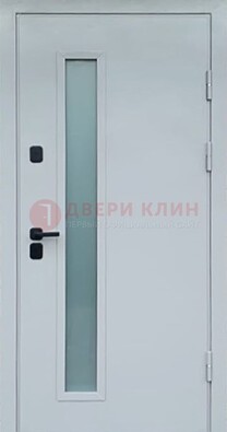 Светлая железная дверь с порошковым напылением ДП-303 В Ижевске
