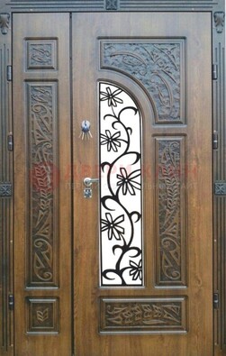 Морозостойкая металлическая парадная дверь ДПР-12 В Ижевске