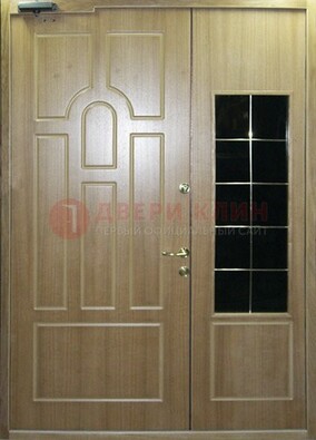 Входная дверь Дверь со вставками из черного стекла ДПР-42 В Ижевске