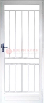 Железная решетчатая дверь белая ДР-32 В Ижевске