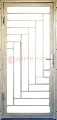 Железная решетчатая дверь с узором ДР-41 В Ижевске