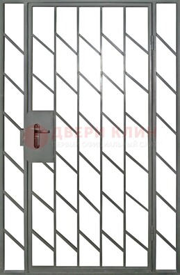 Металлическая решетчатая дверь с фрамугами ДР-48 В Ижевске