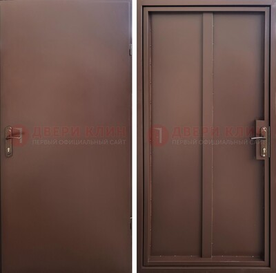 Техническая дверь с порошковым покрытием медный антик с двух сторон ДП-253 В Ижевске