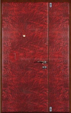 Красная тамбурная дверь ДТМ-33 В Ижевске