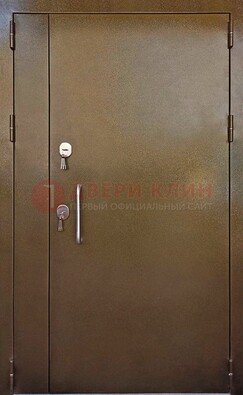 Коричневая тамбурная дверь с порошковым напылением ДТМ-45 В Ижевске