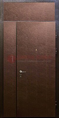 Тамбурная дверь с верхней фрамугой с винилискожей ДТМ-7 В Ижевске