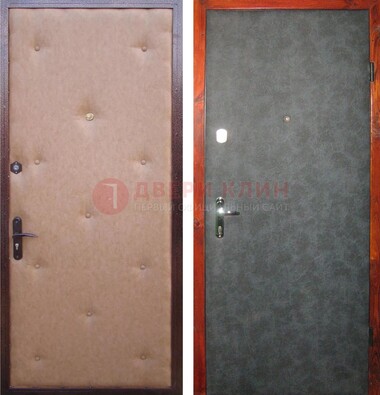 Светлая металлическая дверь с винилискожей ДВ-5 В Ижевске