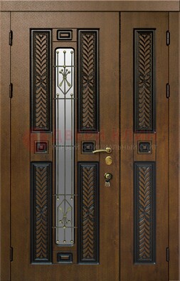 Полуторная входная дверь с виноритом ДВТ-169 В Ижевске