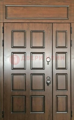 Уличная полуторная дверь с виноритом ДВТ-190 В Ижевске