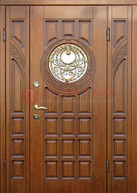 Металлическая филенчатая дверь с виноритом ДВТ-191 В Ижевске