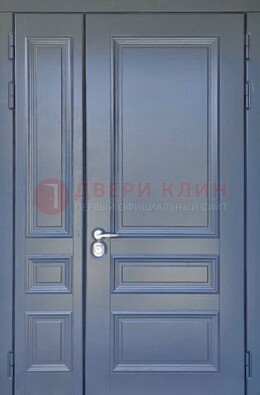 Темно-серая железная дверь с виноритом ДВТ-242 В Ижевске