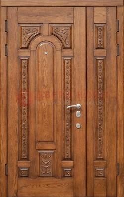 Полуторная железная дверь винорит для дома ДВТ-252 В Ижевске