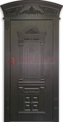Черная стальная дверь с виноритом ДВТ-31 В Ижевске