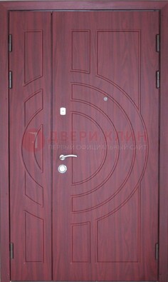 Тамбурная красная железная дверь с виноритом ДВТ-3 В Ижевске